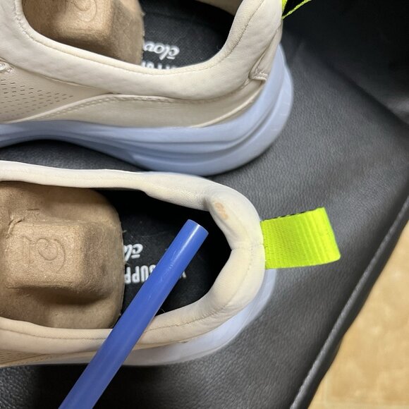 Clove Nursing Shoes Womens Sz 8 White Blue Yellow Comfort Walking Sneakers Work - Picture 9 of 9